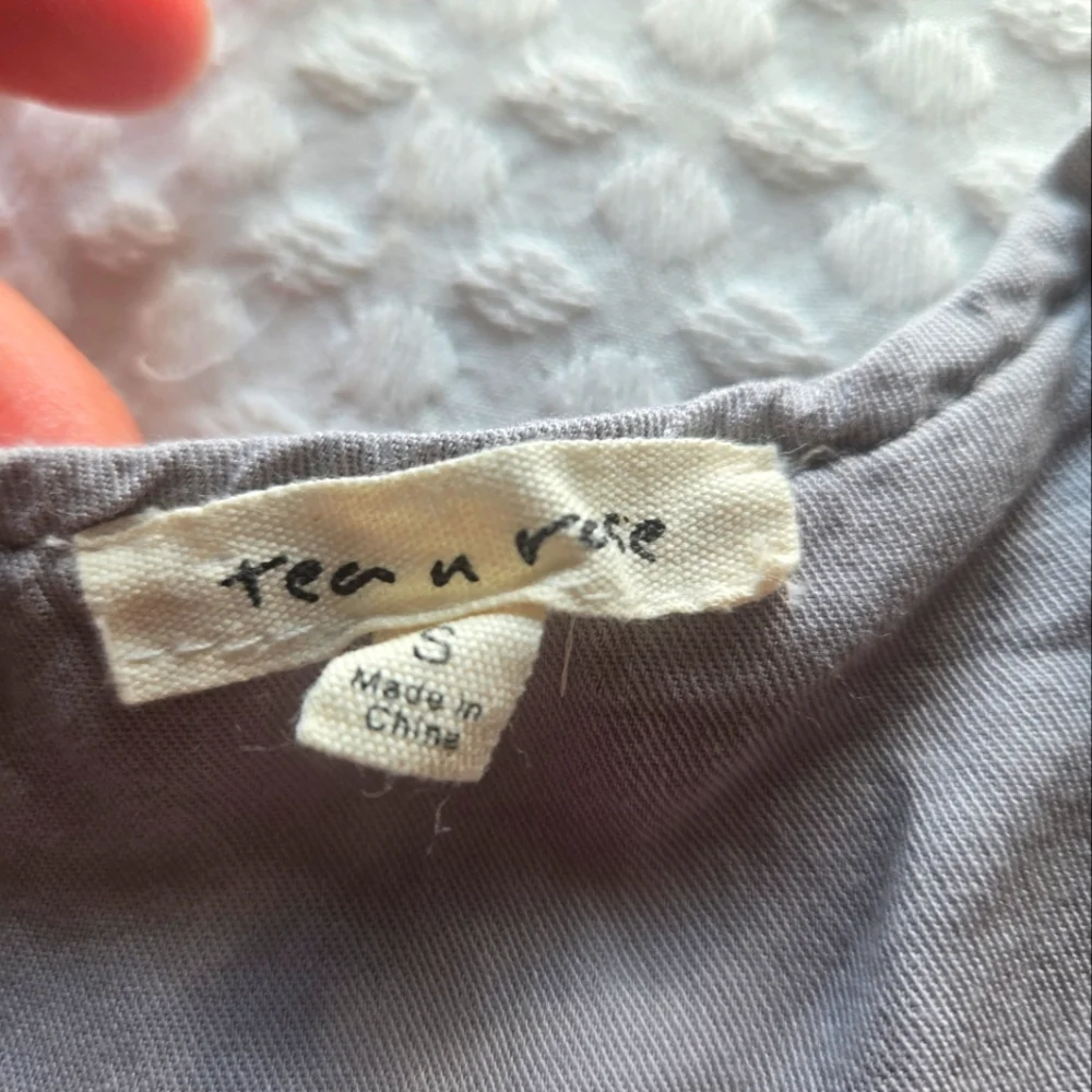 Tea N Rose. Blueish Grey Tiered Maxi Dress Size S - Picture 2 of 8